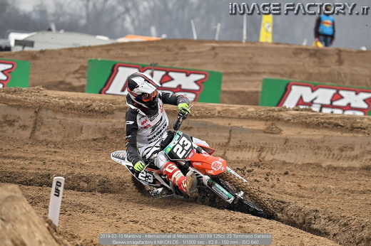 2019-02-10 Mantova - Internazionali di Motocross 00189 125cc 23 Tommaso Sarasso